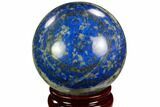 Polished Lapis Lazuli Sphere - Pakistan #123455-1